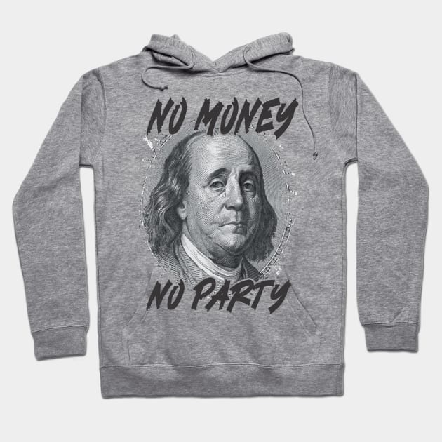 no money Hoodie by sisidsi